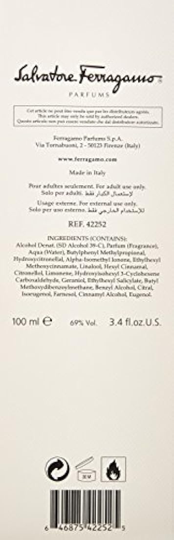 Salvatore Ferragamo perfume para mujer en spray, 3.4 onzas