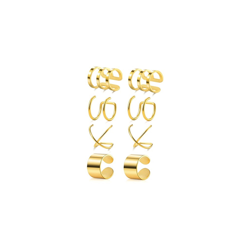 Aretes de acero inoxidable sin perforaciones