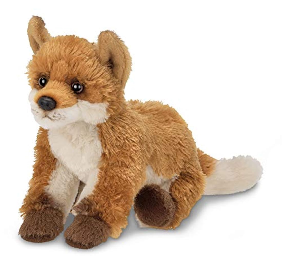 peluche de zorro  (7.0 in), color rojo