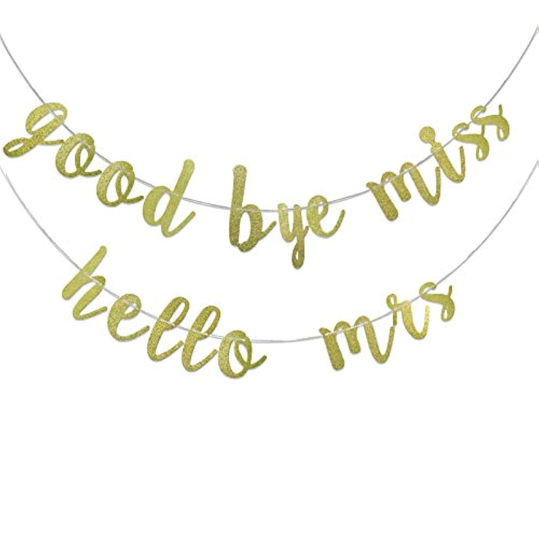 Adiós Miss Hello Mrs Banner para despedida de soltera