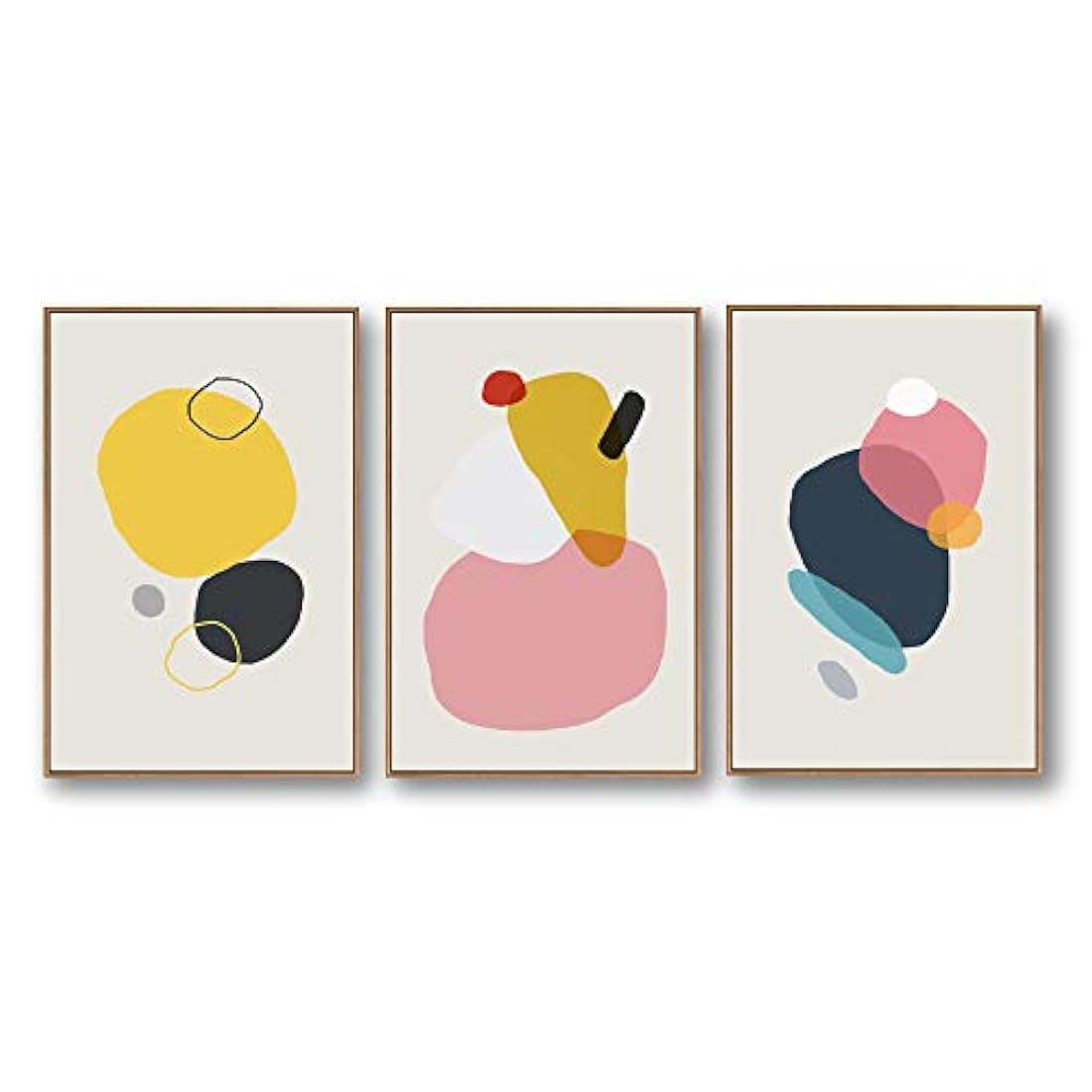 SigNFORD - Lienzo enmarcado con 3 piezas para decoración