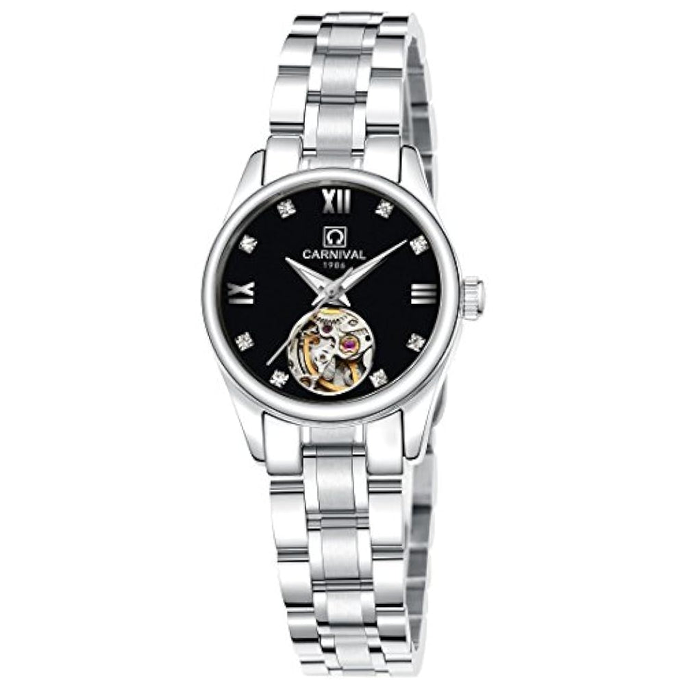 reloj  Set de regalo para hombres y mujeres de 2 (negro)