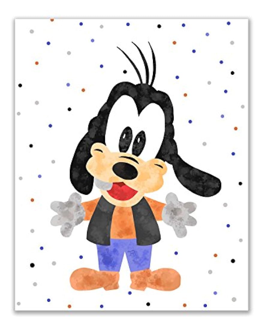 Juego de 4 fotos de Mickey Mouse (8 x 10 pulgadas)