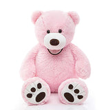 Oso de peluche gigante con grandes huellas de peluche