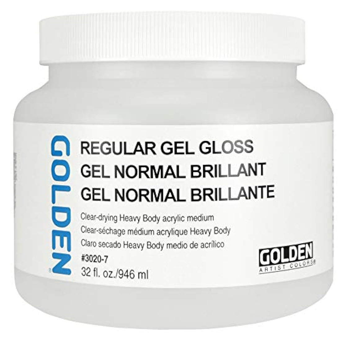 Brillo de gel regular - Tarro de 32 oz