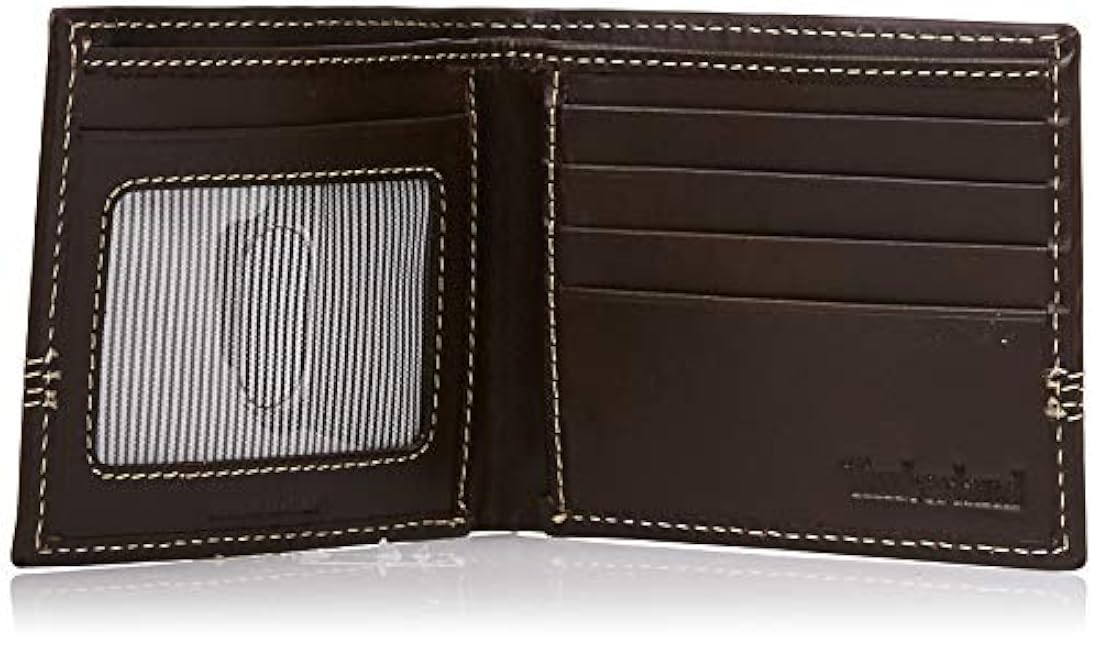 Cartera de piel para hombre con diseño de caña Timberland