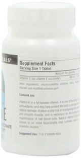 Source Naturals Vitamina E, 400 iu, antioxidante soluble en grasa, 50 tabletas