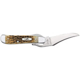 Cuchillo de bolsillo, sintético, dorado