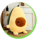 BOOBI - Almohada de peluche con diseño de aguacate (9.1 in)
