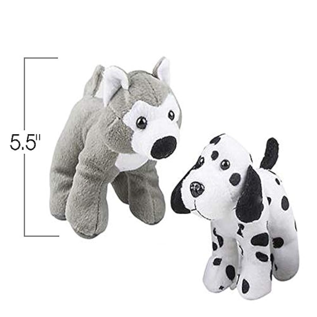 Peluches Surtido de peluches de perro, 12 unidades