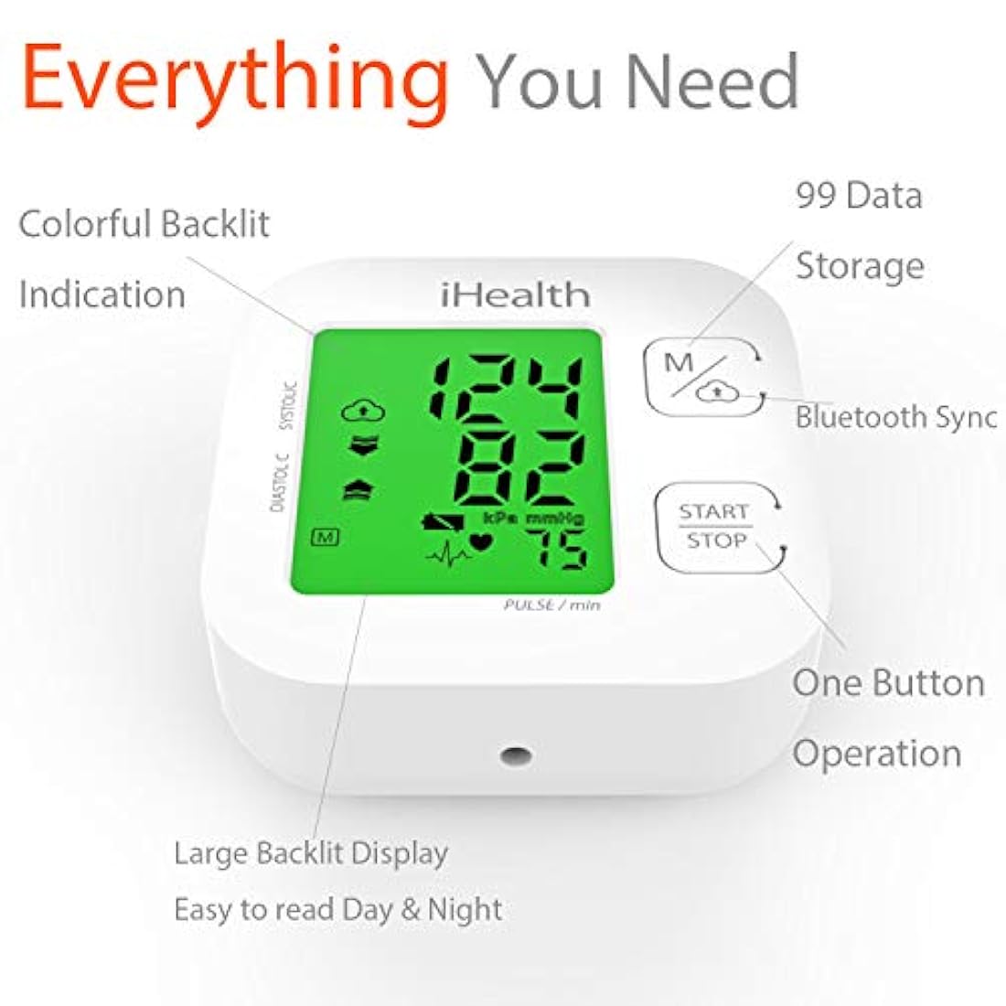 iHealth Track - Monitor de presión arterial inalámbrico