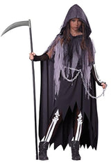 California Costumes - Disfraz de la muerte tween para niña