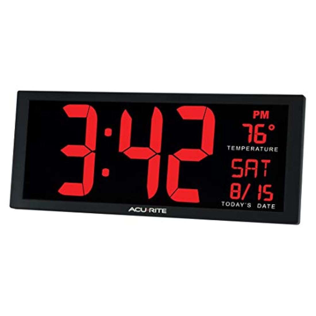 Reloj digital LED con brillo de atenuación automática