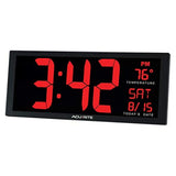 Reloj digital LED con brillo de atenuación automática