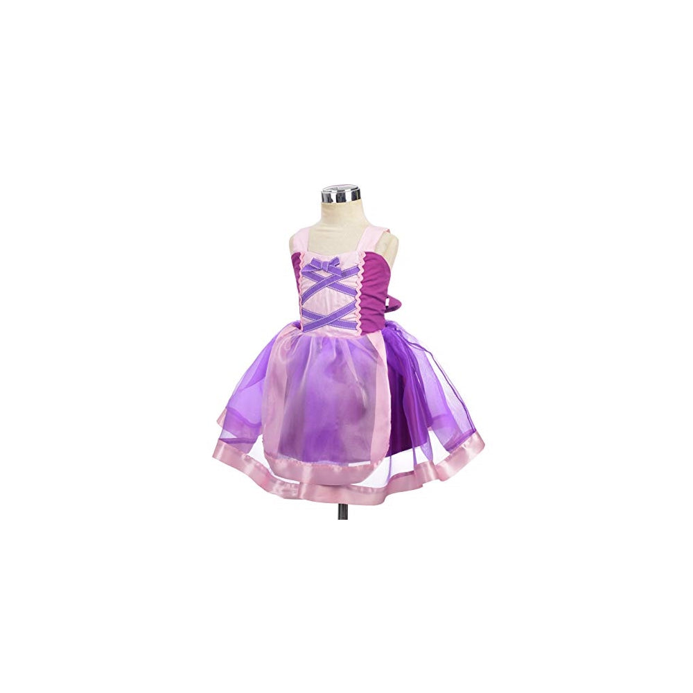 Disfraz de princesa violeta para niña talla 4T
