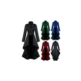 Disfraz Vintage Gótico Botón Tailcoat Esmoquin talla S