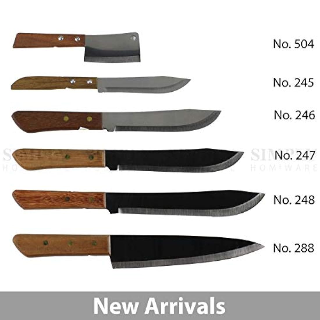 Kiwi cuchillo de chef tailandés de 8, de acero inoxidable