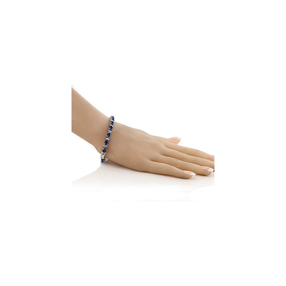 Pulseras y tobilleras de tenis con cristales brillantes
