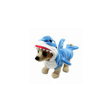 Disfraces de tiburón para perro azul talla S