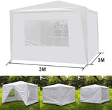 Carpa de campaña para exteriores, color blanco