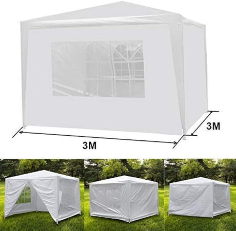 Carpa de campaña para exteriores, color blanco