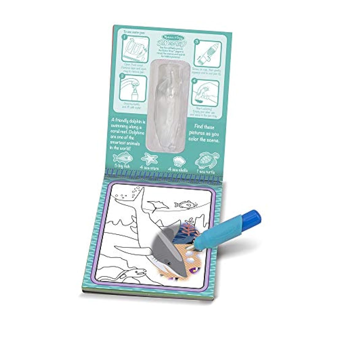 Melissa & Doug ¡wow! Pad revelado bajo el agua de mar