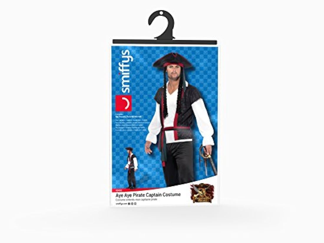 Disfraz de capitán pirata Smiffy's para hombres