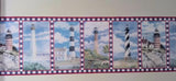 Cenefa pre-pegada decorativa para pared diseño Faro(5 yards)