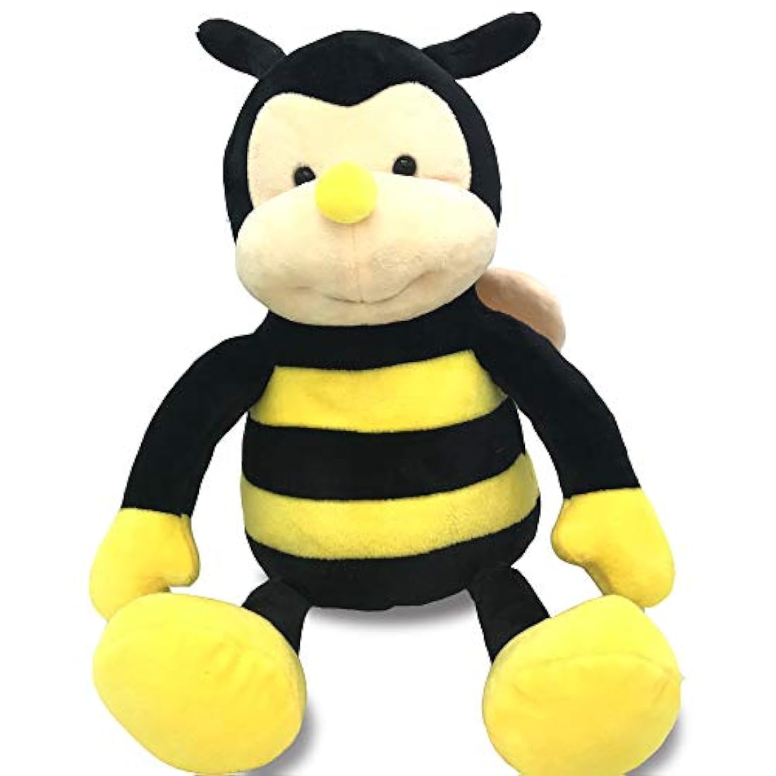 Peluche  forma de abejorro con cara de sonrisa y alas 12.0in