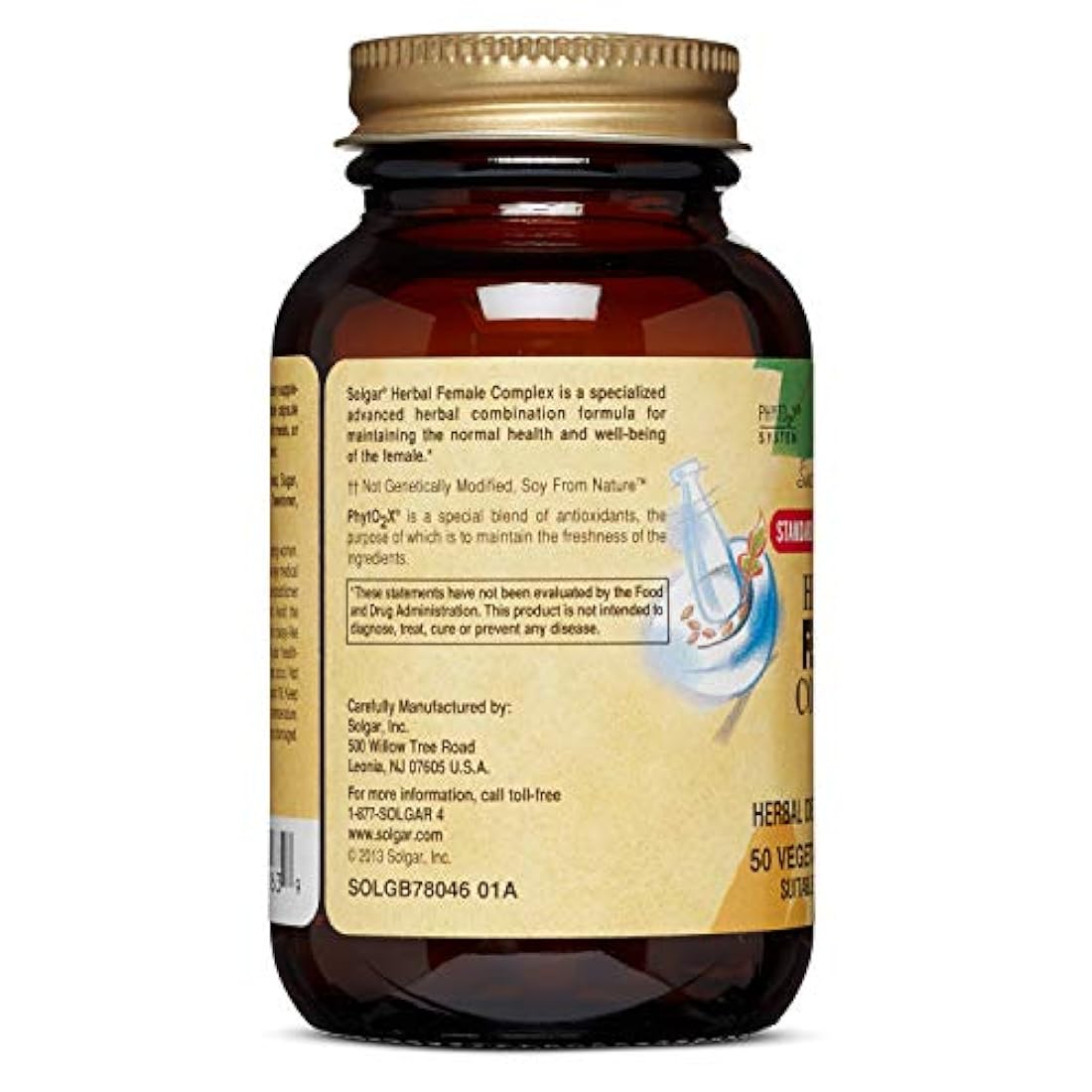 Solgar – Estandarizado  Herbal hembra Complejo