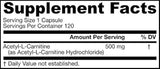 Forma Acetilada de L-Carnitina