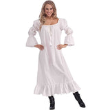 Disfraces camisa medieval, para mujer, de disfraz
