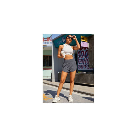 Shorts cortos deportivos de cintura alta talla S