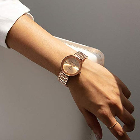 Reloj de pulsera para mujer con esfera de diamantes