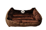 HappyCare Textiles Rectángulo rectangular Cama para mascotas