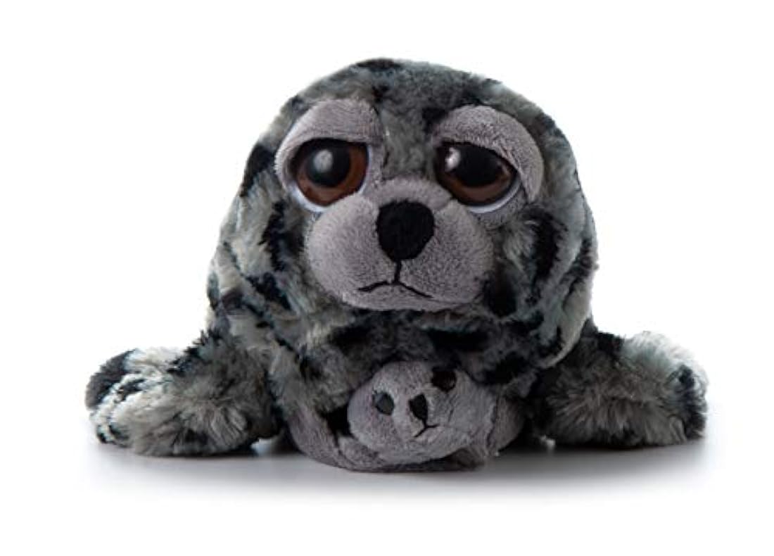 Peluche diseño de Foca color gris-Negro, The Petting Zoo