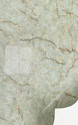 Papel pintado en vinilo tipo mármol verde (15.75 x 472)