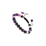 Pulseras de macramé ajustables con piedras preciosas