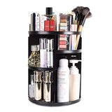 Organizador de maquilla rotativo Eloki 360, Negro