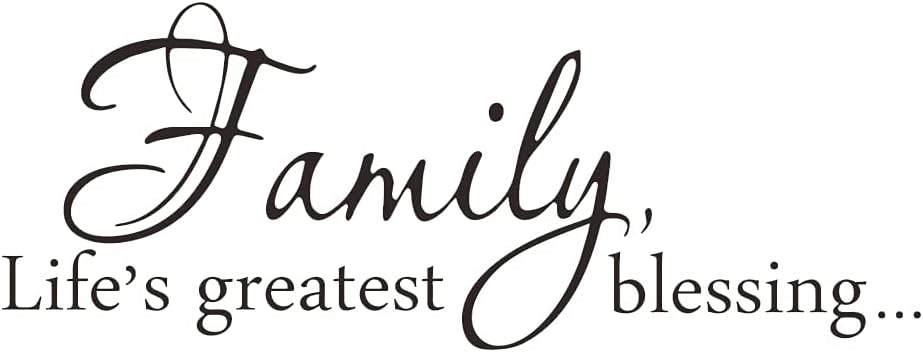 Vinilo Decorativo de Pared, Family Life, 22 x 8.3