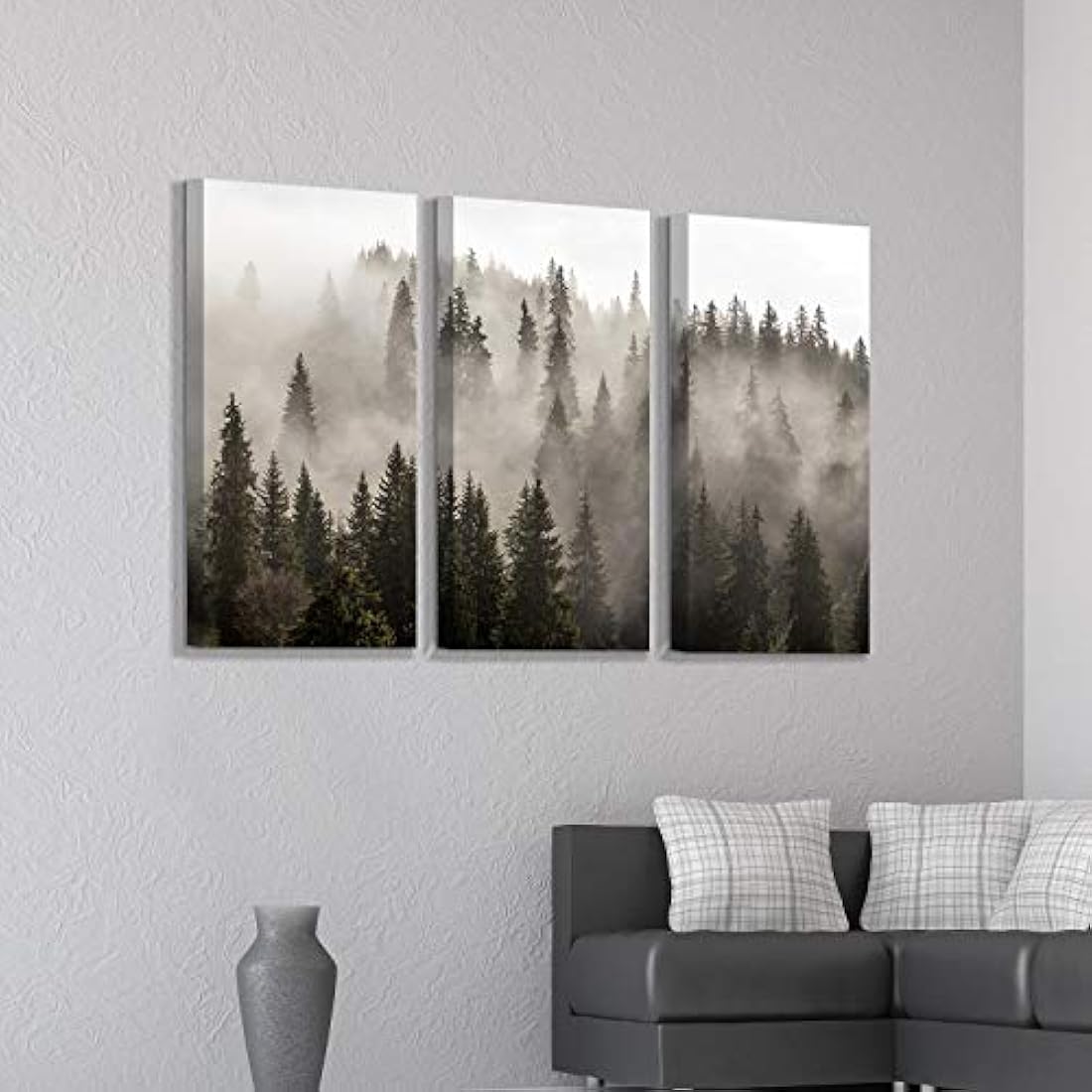 Lienzo decorativo para pared, diseño de bosque