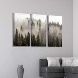 Lienzo decorativo para pared, diseño de bosque