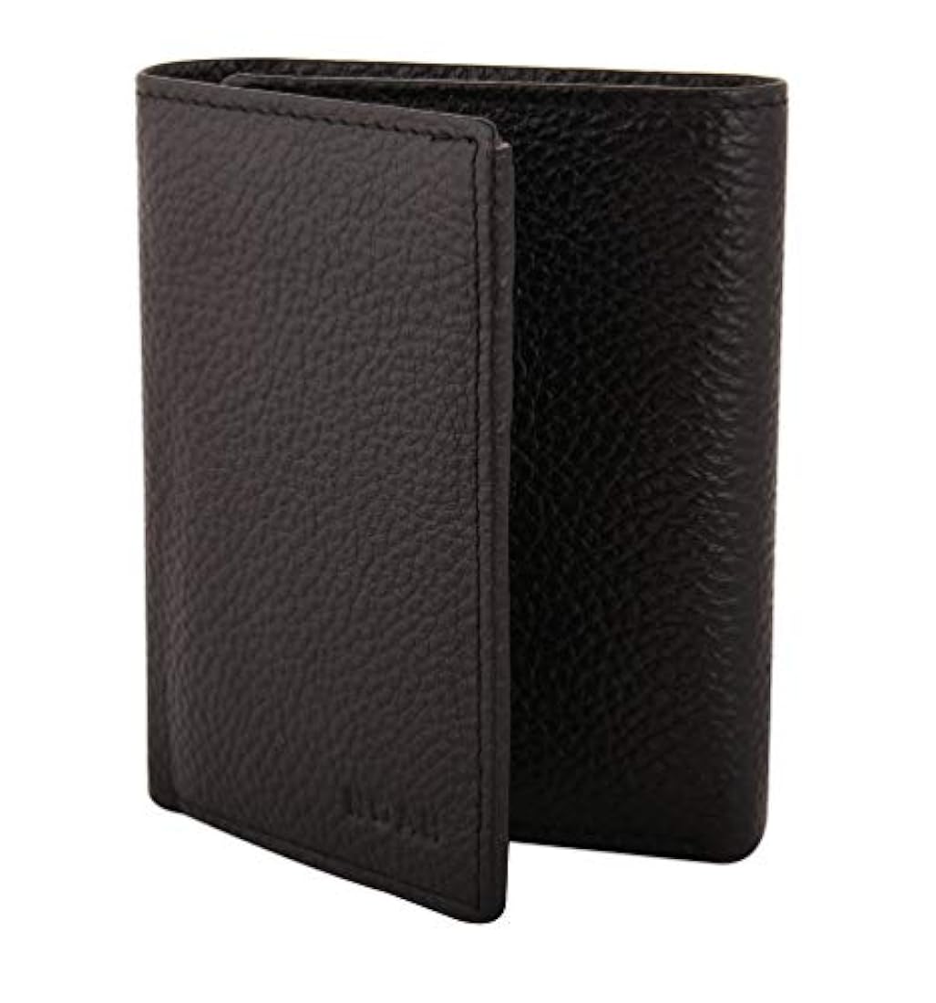 Carteras Tríptico de cuero para hombres Diseño delgado RFID