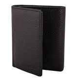 Carteras Tríptico de cuero para hombres Diseño delgado RFID