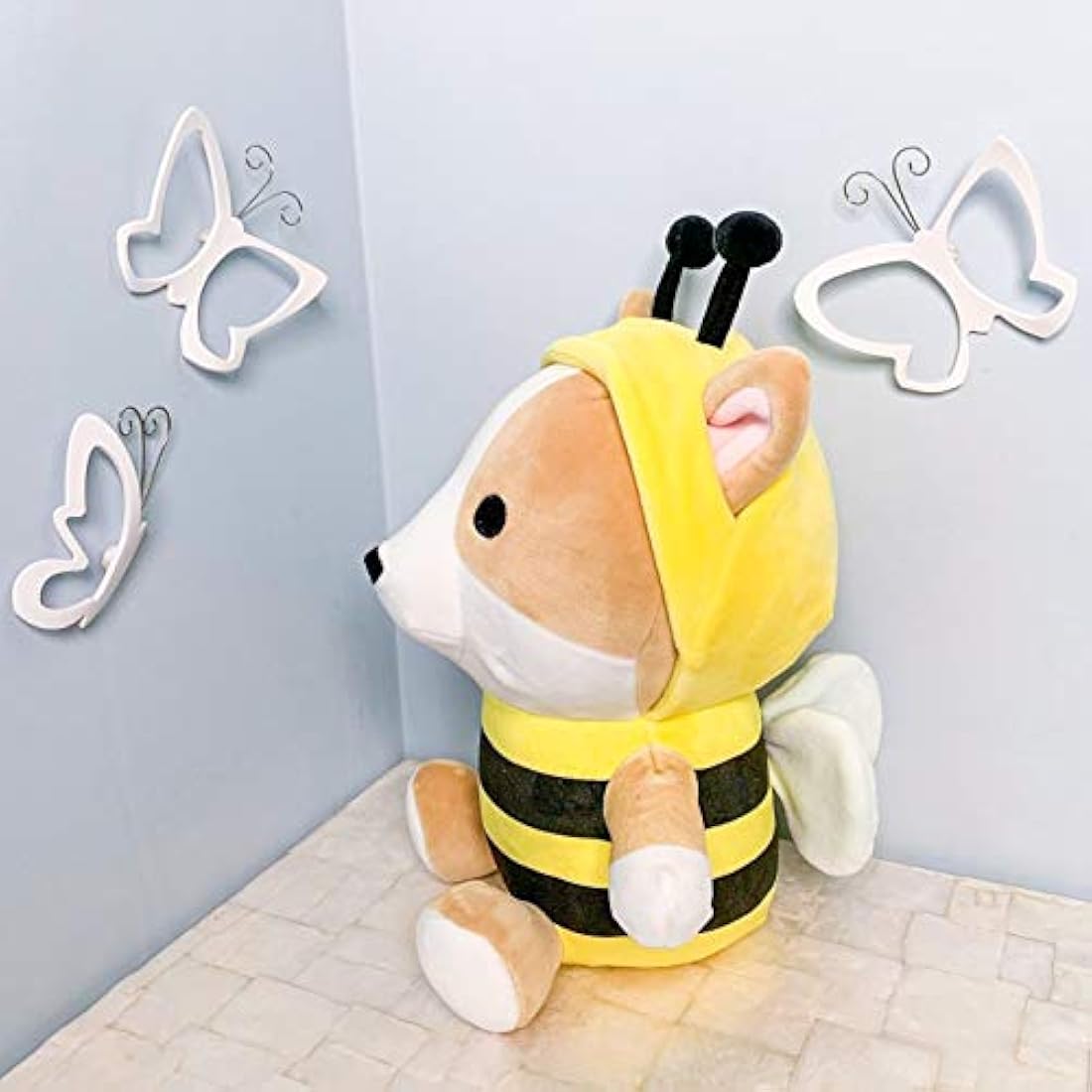 Peluche diseño de abejorro, con tela suave y relleno 10 in