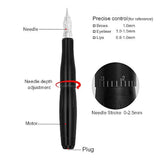 Kit de máquina de tatuaje de maquillaje permanente con pedal
