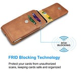 Takfox Funda de teléfono para Samsung Galaxy Note 20 S22 Ultra S21+ S20 FE S10 S9 A02s A03s A12 A13 A32 A42 A52 A51 A71 5G A01, Note 10 9 J7 Funda de piel para cinturón de teléfono celular Marrón Marrón