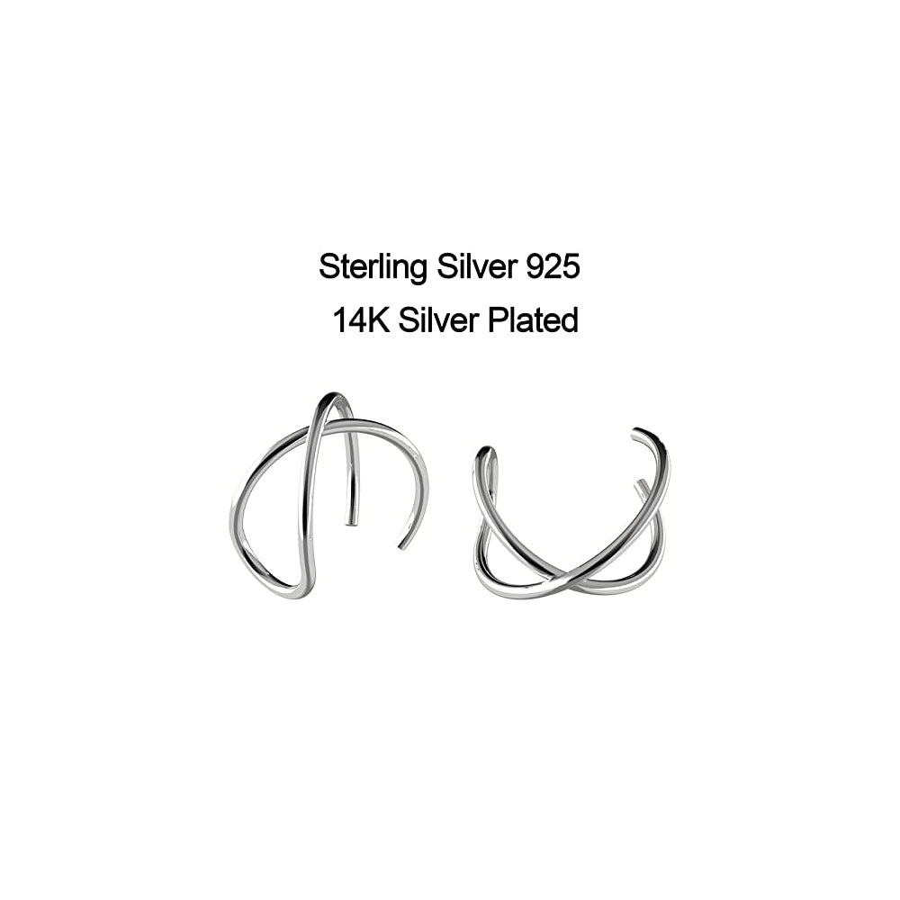 Aretes  falsos para cartílago de hélice sin perforación