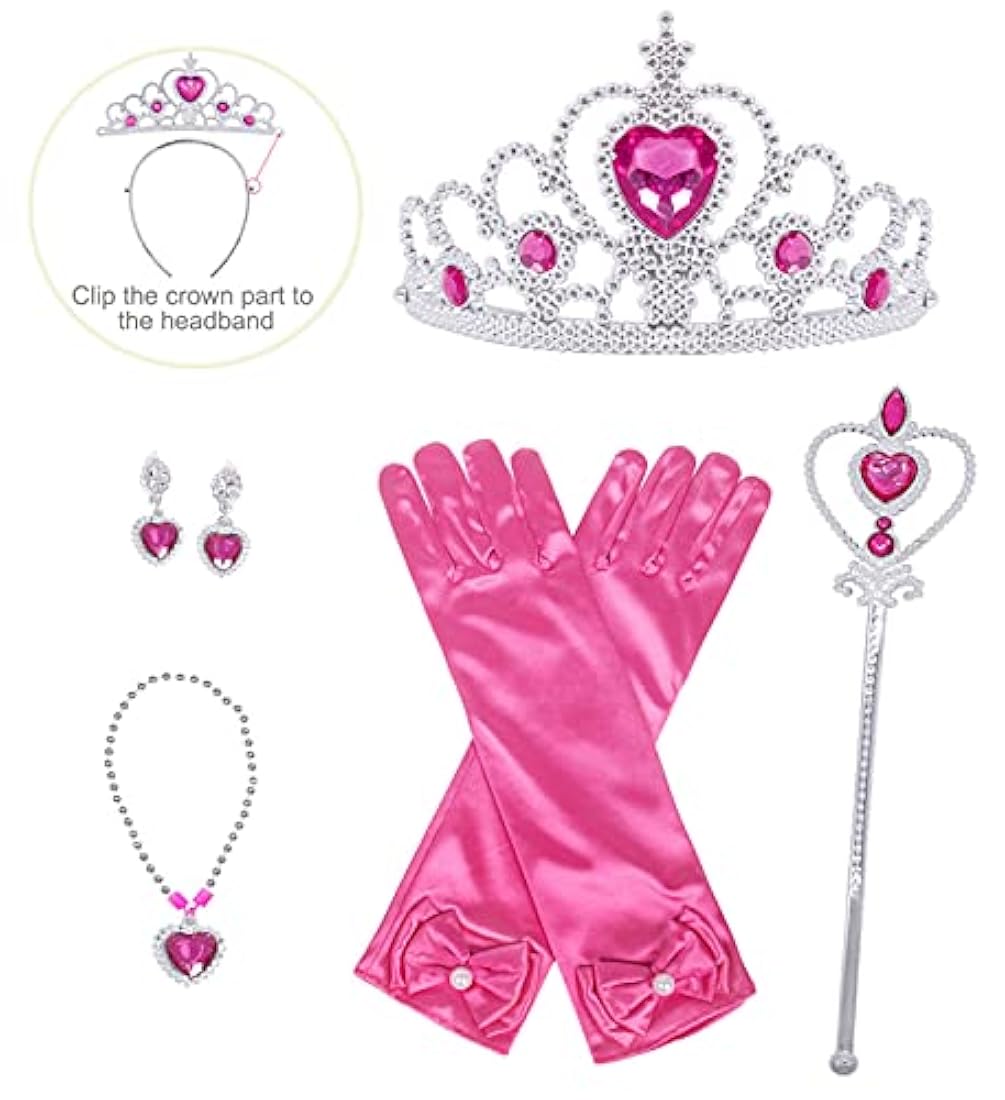 Disfraces de princesa rosa elegante para Halloween