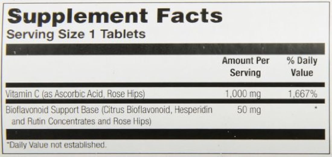 kal C-1000 Plus Mega Potency Suplemento, 1000 mg, 100 Count